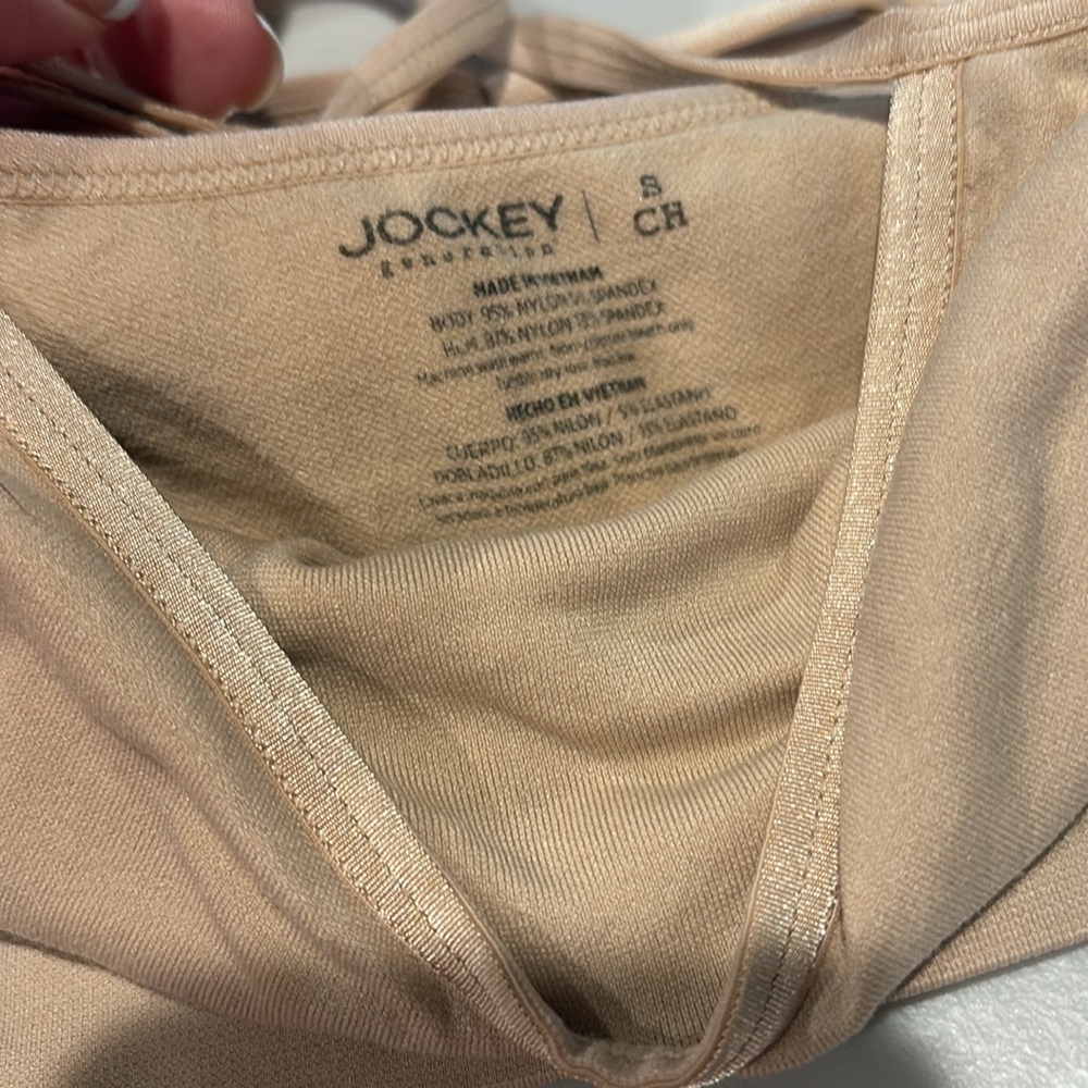Set of 2!  Jockey- Seamfree® Microfiber Stretch Cami Strap Bralette. Size small - Picture 5 of 7